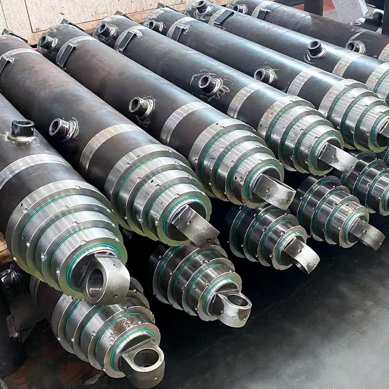 Телескопический гидравлический цилиндр – комплект труб многоступенчатого цилиндра, холоднотянутая стальная труба, E355